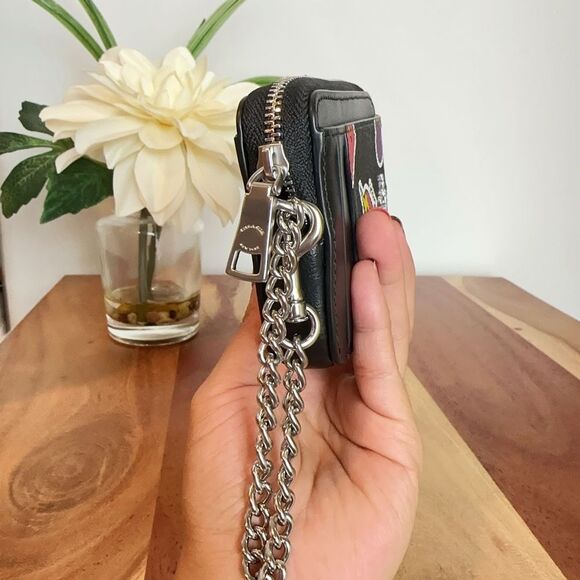 NWT Coach Teri Shoulder Bag and Zip Card Case With‎ Heart Bolt Print - Picture 8 of 11